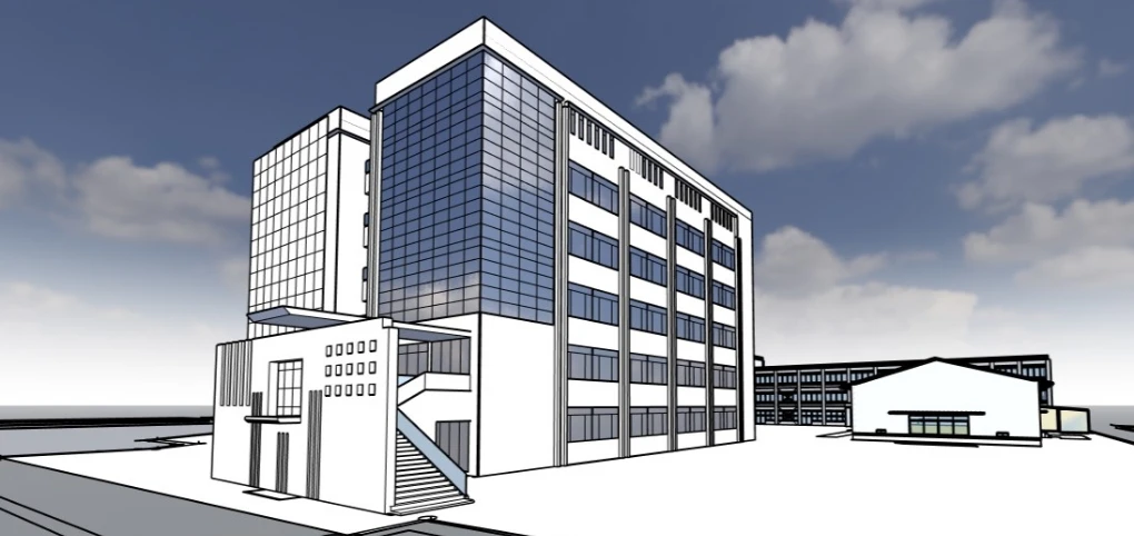 前橋キャンパス完成予想図