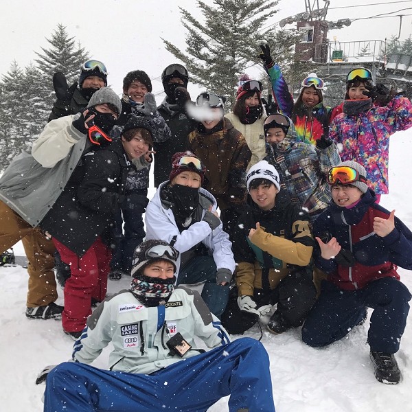 Winter Sportsサークルの活動の様子です。